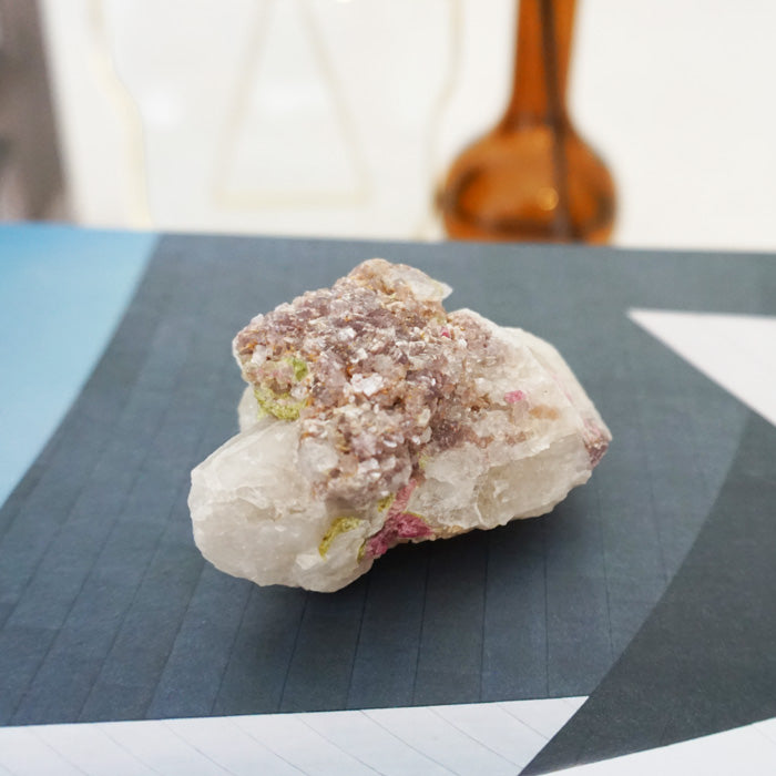 TOURMALINE in CRYSTAL QUARTZ トルマリン入りクリスタルクオーツ
