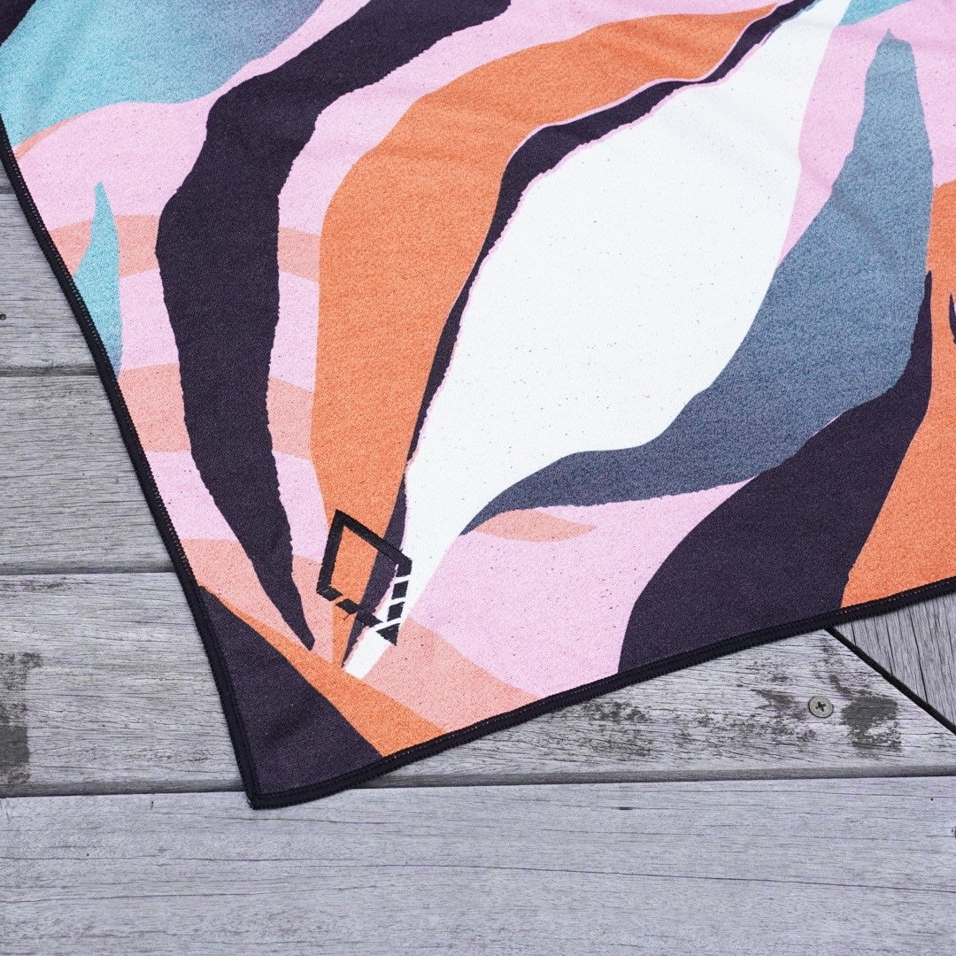 NOMADIX 68 LEAFY PINK TOWEL
