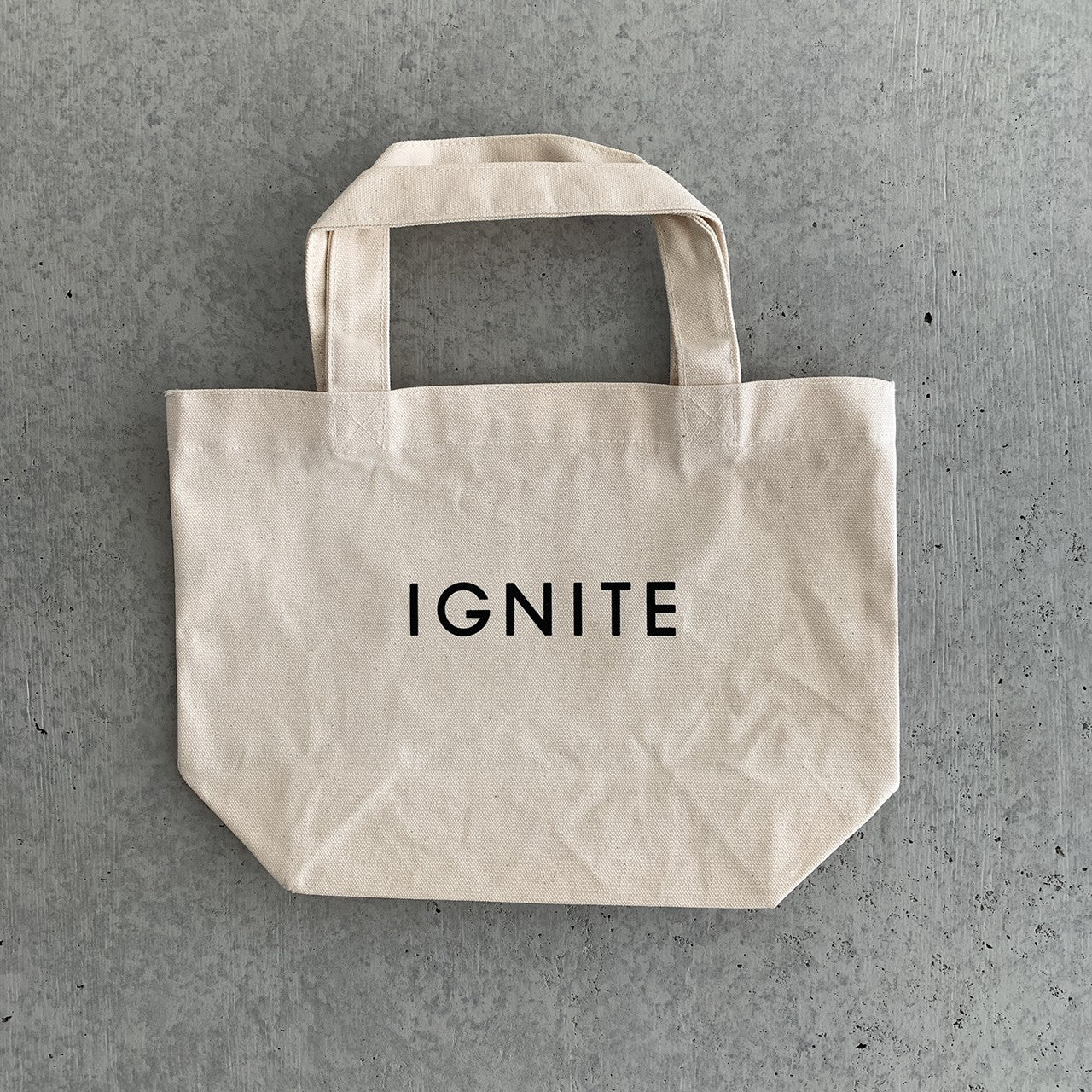 IGNITE Canvas small Tote - IVORY