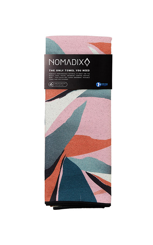 NOMADIX 68 LEAFY PINK TOWEL